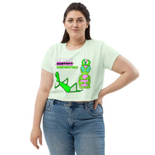 Load image into Gallery viewer, True Crime and Extraterrestrials Crop Tee