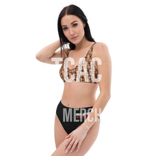 Load image into Gallery viewer, Pullover Top/High-Waisted Bottom Bikini Set