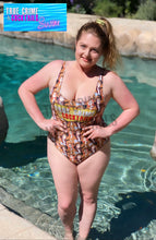 Load image into Gallery viewer, One-Piece OG Logo Cartoon Print Swimsuit