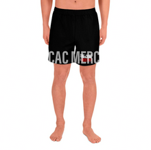 Load image into Gallery viewer, Black with Classic Logo Long Shorts