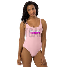 Load image into Gallery viewer, Pink One-Piece Swimsuit