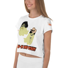 Load image into Gallery viewer, Boo-rt and Scary Crop Tee