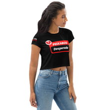 Load image into Gallery viewer, Peekaboo Desperado Crop Tee