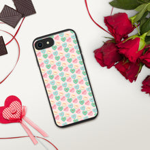 Load image into Gallery viewer, Valentine's Conversation Hearts Biodegradable iPhone cases