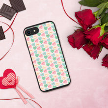 Load image into Gallery viewer, Valentine's Conversation Hearts Biodegradable iPhone cases