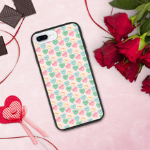 Load image into Gallery viewer, Valentine's Conversation Hearts Biodegradable iPhone cases