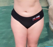 Load image into Gallery viewer, Mix n Match Black with Classic Logo High-Waisted Bikini Bottom