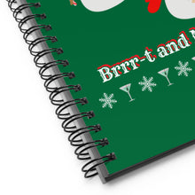 Load image into Gallery viewer, Xmas 2022 - Brrt and Merry Spiral notebook