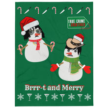 Load image into Gallery viewer, XMAS 2022 Brrt and Merry Throw Blanket - 2 SIZES!
