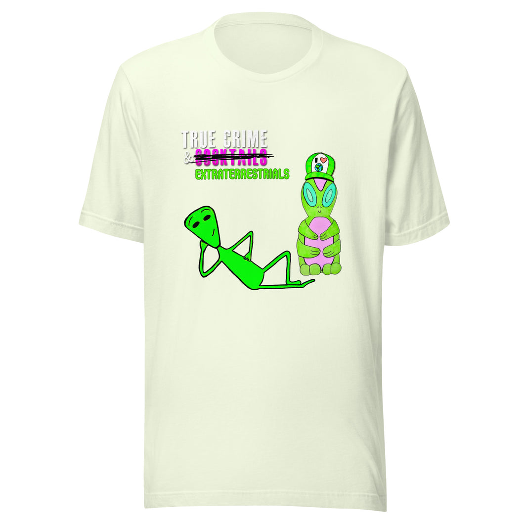 True Crime and Extraterrestrials Unisex t-shirt