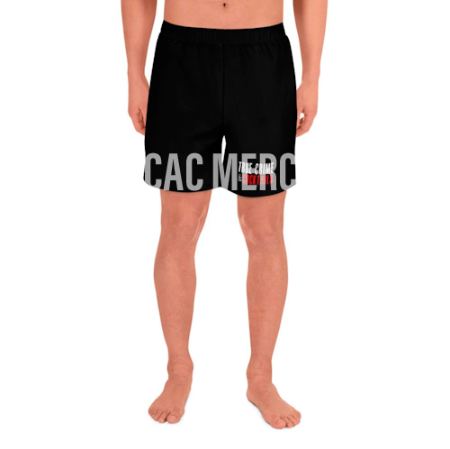 Black with Classic Logo Long Shorts