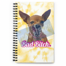 Load image into Gallery viewer, Peaches &quot;Bad Bitch&quot; Spiral notebook
