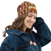 Load image into Gallery viewer, OG Cartoon Detectives Patterned Beanie
