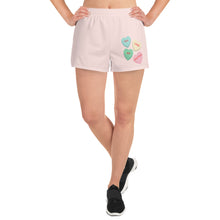 Load image into Gallery viewer, Valentine&#39;s Conversation Hearts Athletic Shorts

