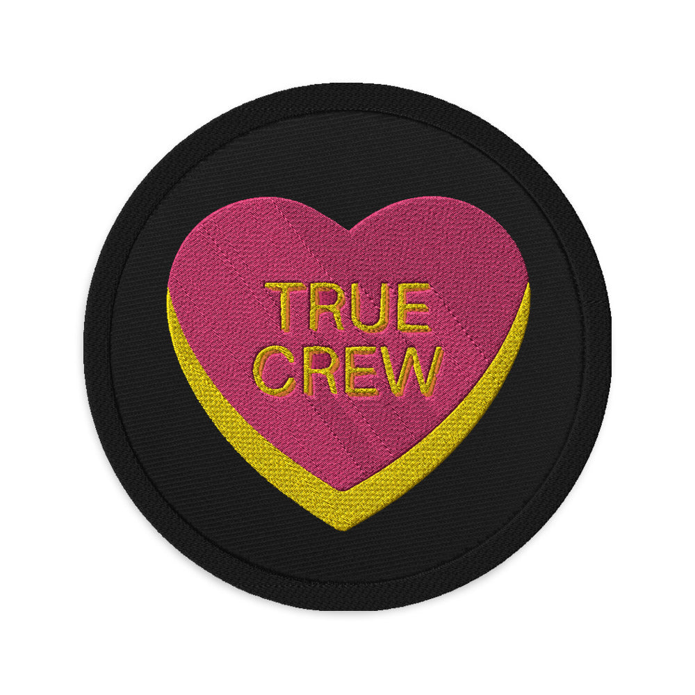 Embroidered True Crew patch