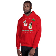 Load image into Gallery viewer, XMAS 2022 Brrr-t and Merry Unisex Hoodie
