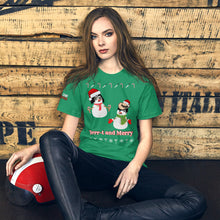 Load image into Gallery viewer, XMAS 2022 Brrr-t and Merry Unisex t-shirt
